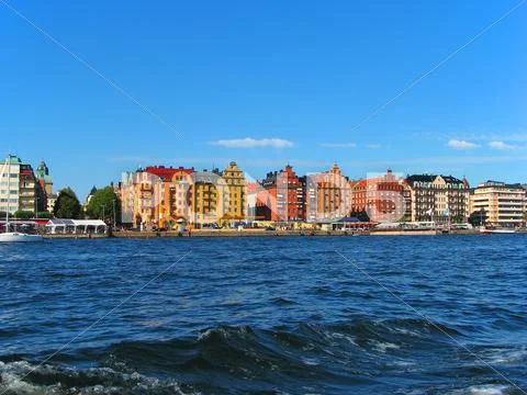 Stockholm cityscape Stock Photos