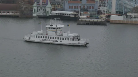 Stockholm ferry Stock Footage 33995265