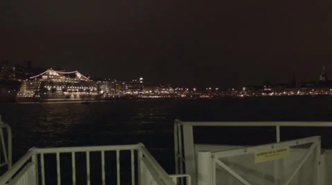 Stockholm from ferry Stock Footage 35217313