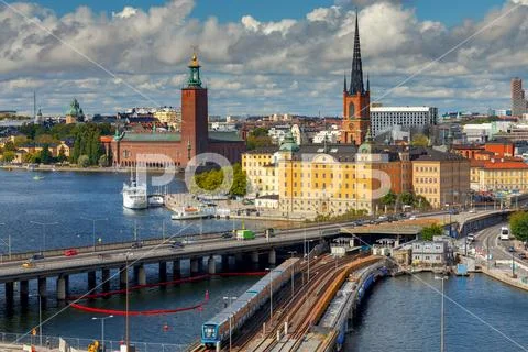 Stockholm. Island Gamla Stan. Stock Photos