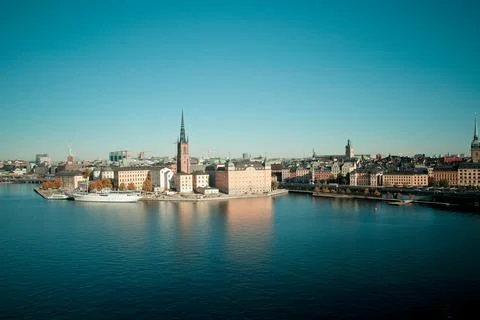 Stockholm Panoramic View Stock Photos