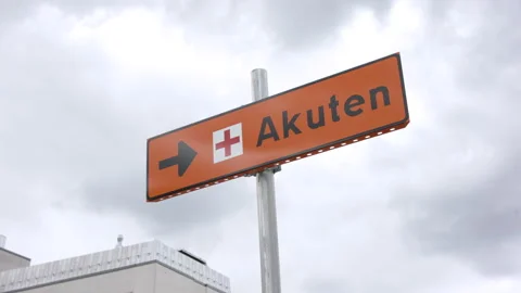 STOCKHOLM, SWEDEN - MAY 18, 2020: Timelapse of sign that reads ER in swedish Stock Footage