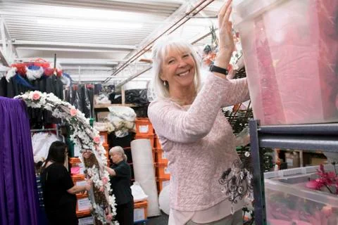 Stocking The Warehouse Fotos Stock