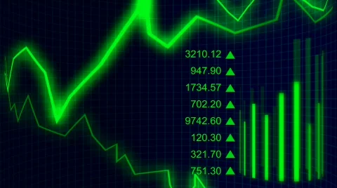 Stockmarket background 库存影片 666388