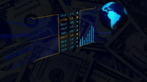 Stockmarket background 스톡 동영상 668610