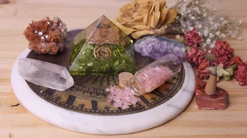 StockPyramidCrystal Stock Footage 255322244