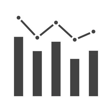 Stocks icon vector image. Stock Illustration