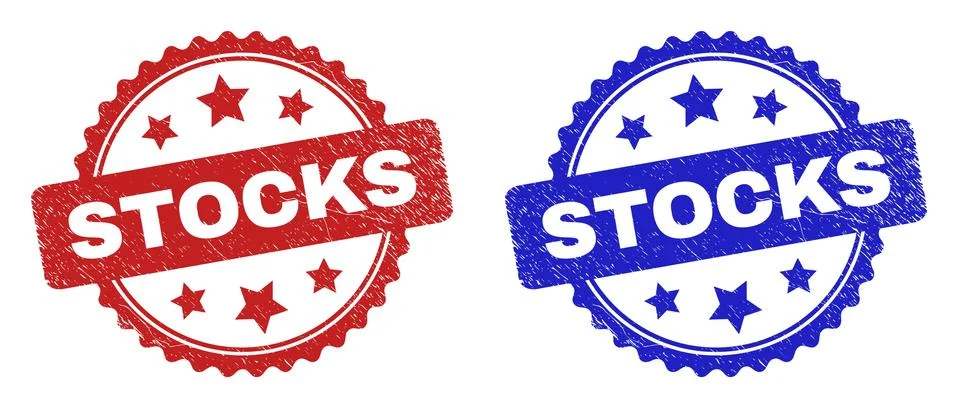 STOCKS Rosette Seals Using Rubber Surface Stock Illustration