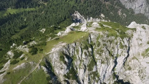 Stoderzinken, Summit Cross, Dachstein, Austria Stock Footage 137312689