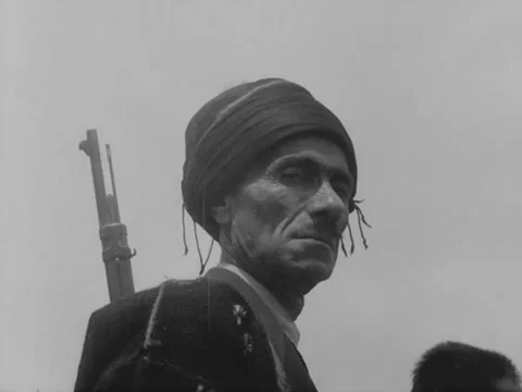 Stoic Arab man Stock Footage 158024779