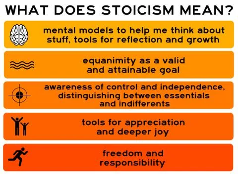 Stoicism Stock-Illustration