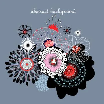 Stok vektor abstraction spring Stock Illustration