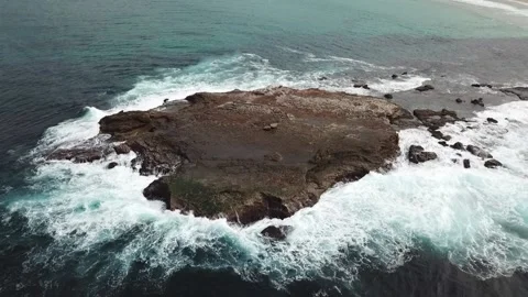 Stokes Island Overview Stock Footage 135625838