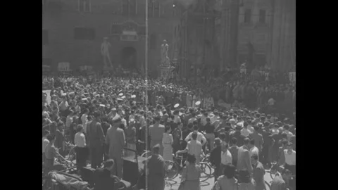 Stolen art returned Video stock 253683435