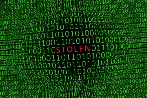 Stolen Data Stock Illustration