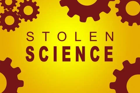 Stolen Science concept Stock Illustration