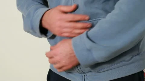 Stomach ache Stock Footage 10682045