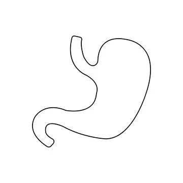 Stomach icon Stock Illustration