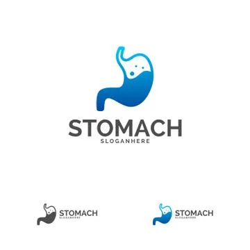 Stomach Logo Template Design Vector, Stomach Care logo Design Concept Vector Stock Illustration