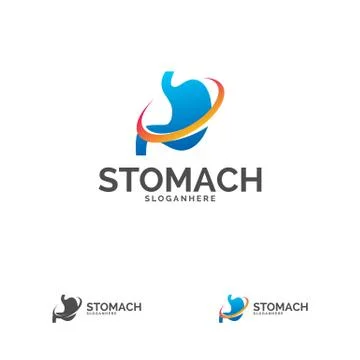 Stomach Logo Template Design Vector, Stomach Care logo Design Concept Vector Stock Illustration