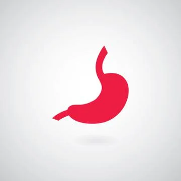 Stomach symbol Stock Illustration