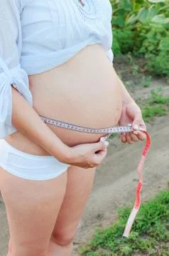 Stomach volume Stock Photos