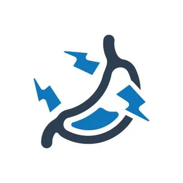 Stomachache Icon Stock Illustration