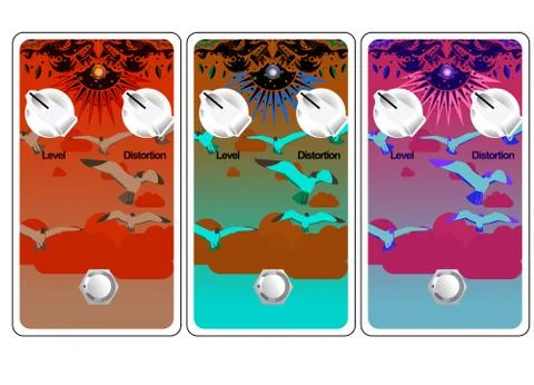 Stomp box Stock Illustration