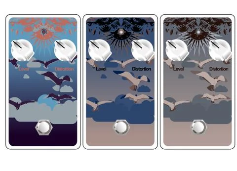 Stomp box Stock-Illustration