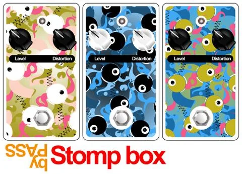 Stomp box Stock Illustration