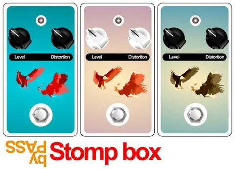 Stomp box Stock Illustration