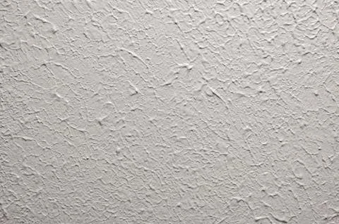 Stomp brush style drywall texture from the 1980s. Stock Photos