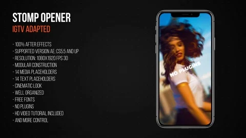 Stomp Opener IGTV Stock After Effects