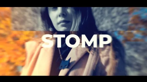 Stomp Travel Commercial Presentation /  Typography Opener / Adventure Slideshow After Effects stock