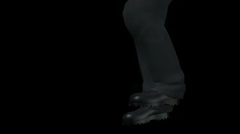 Stomping Boots 1 Stock Footage