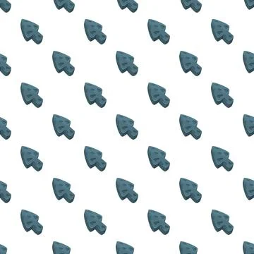 Stone age computing cursor pattern on white background イラスト素材