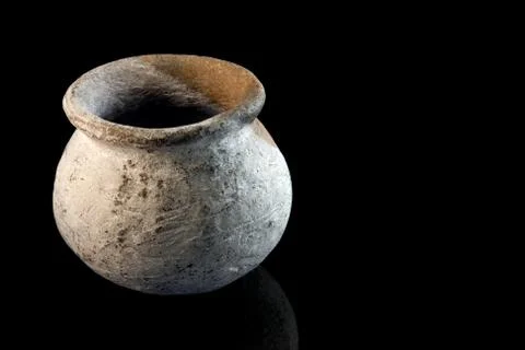 Stone-age Earthenware Jar Stock Photos