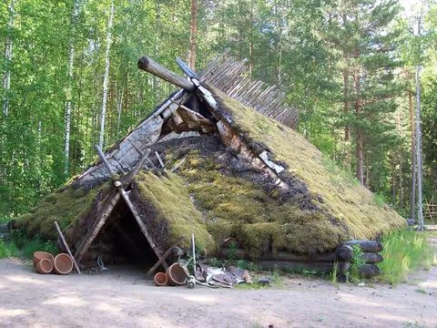 Stone Age Hut Stock Photos