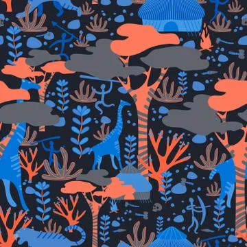 Stone age pattern seamless design graphic 스톡 일러스트