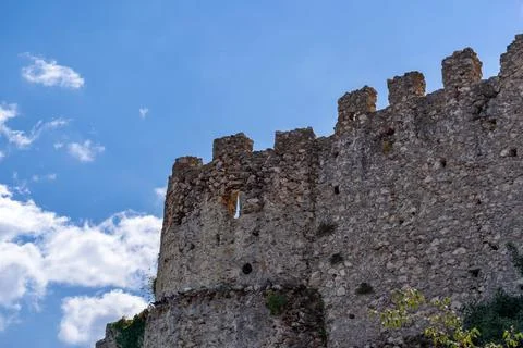 Stone ancient ruins closeup Stock Photos