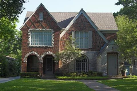 Stone and Brick Duplex Stock Photos