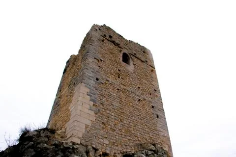 Stone and brick tower Stock Photos