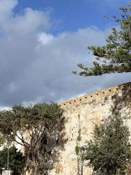 Stone and Clouds Stock Photos