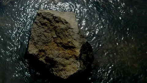 Stone and water Video stock 229602931
