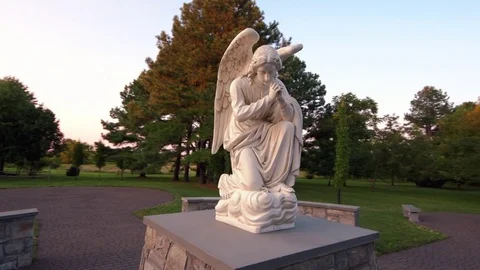 Stone Angel Stock Footage 78495234