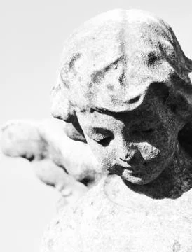 Stone angel Stock Photos