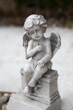Stone angel Foto stock