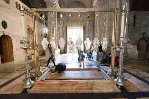 The stone of the Anointing Stock Photos