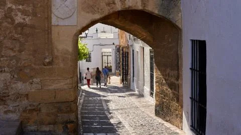 Stone Arc at Vejer de la Frontera Foto stock