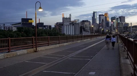 Stone Arch Day to Night Stock Footage 65322288